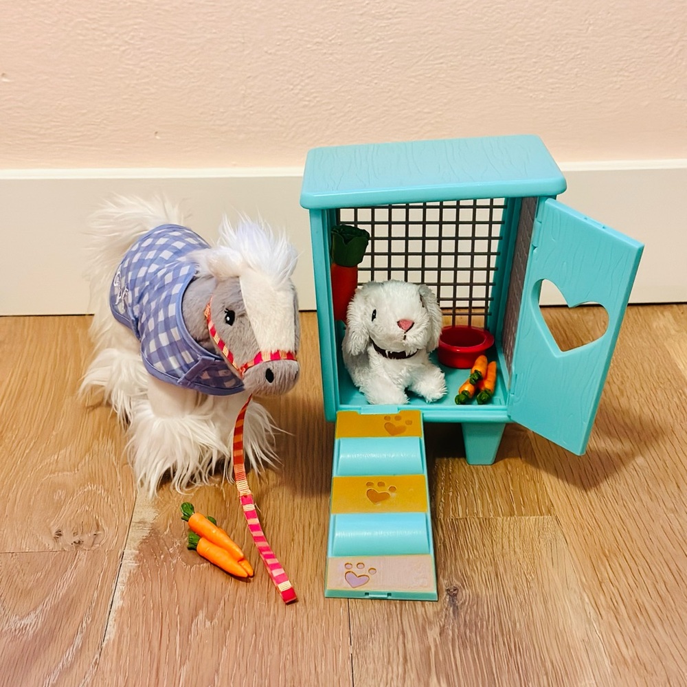 Wellie Wishers Pony & Bunny Hutch